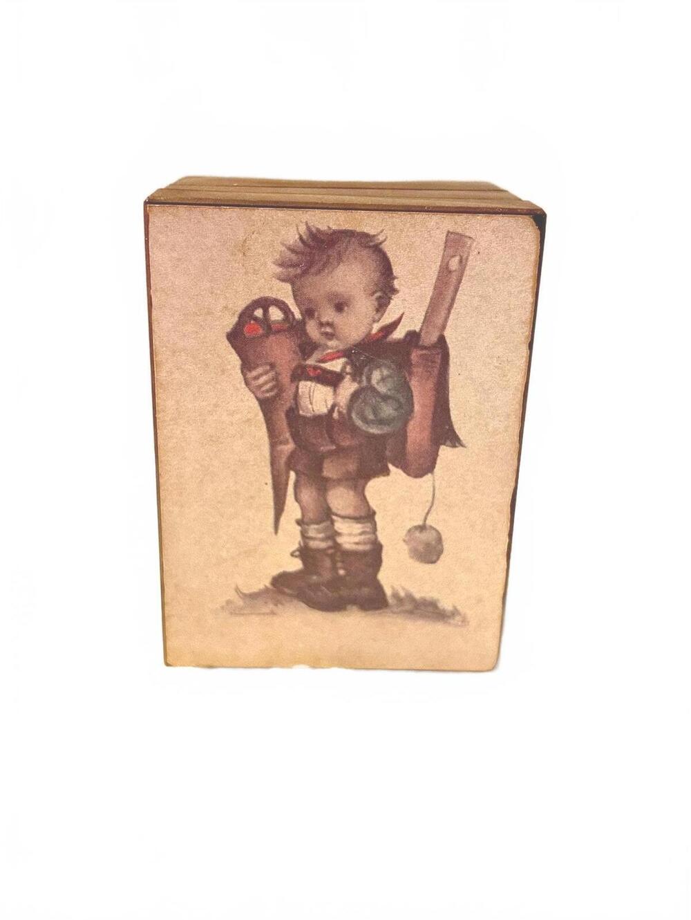 Vintage 1973 Sankyo Wooden Hummel Music Box